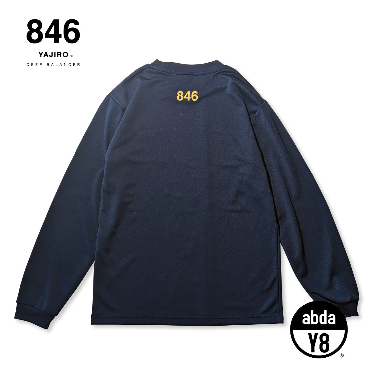 Dry Long T-shirt Navy (Unisex)
