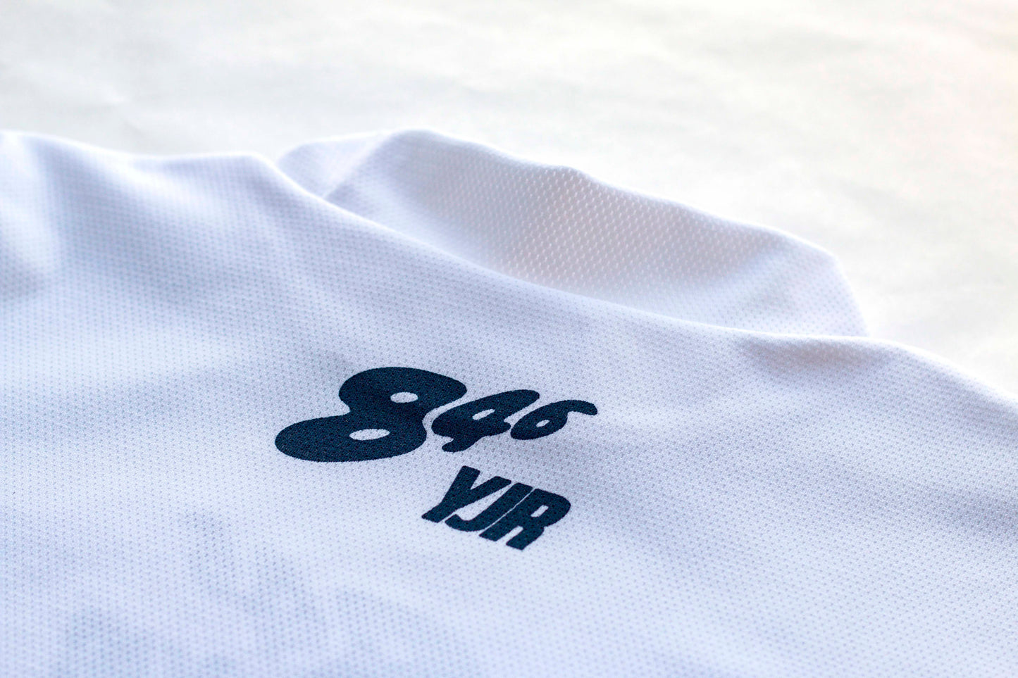 846YAJIRO GOLF Mock Neck WHITE (Unisex)