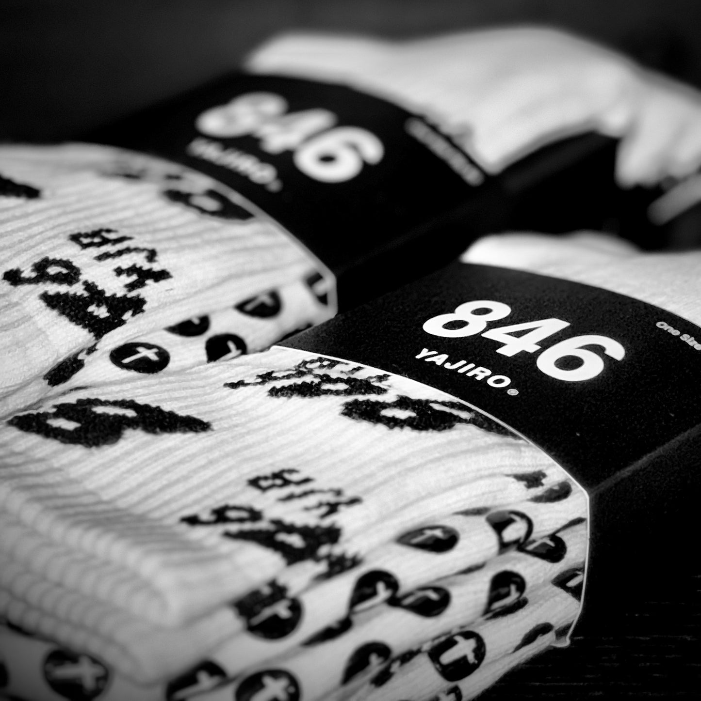 846YAJIRO Casual Socks 【FLASH LOGO】