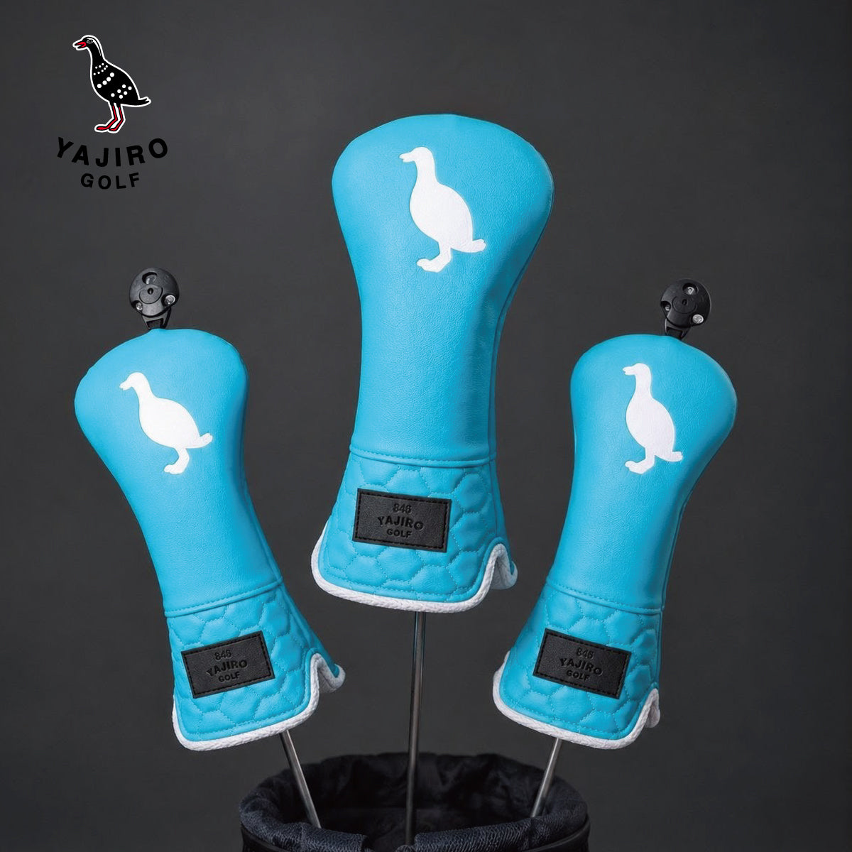 846YAJIRO GOLF Head Cover T-Blue ユーティリティ用