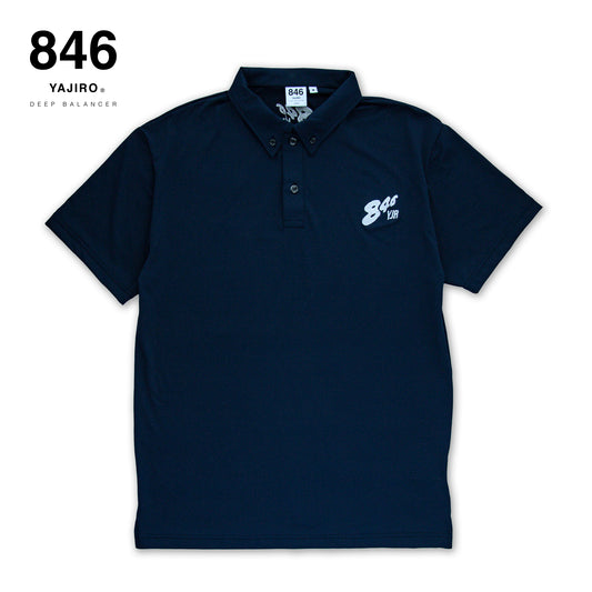 846YAJIRO GOLF Polo shirt NAVY (Unisex)