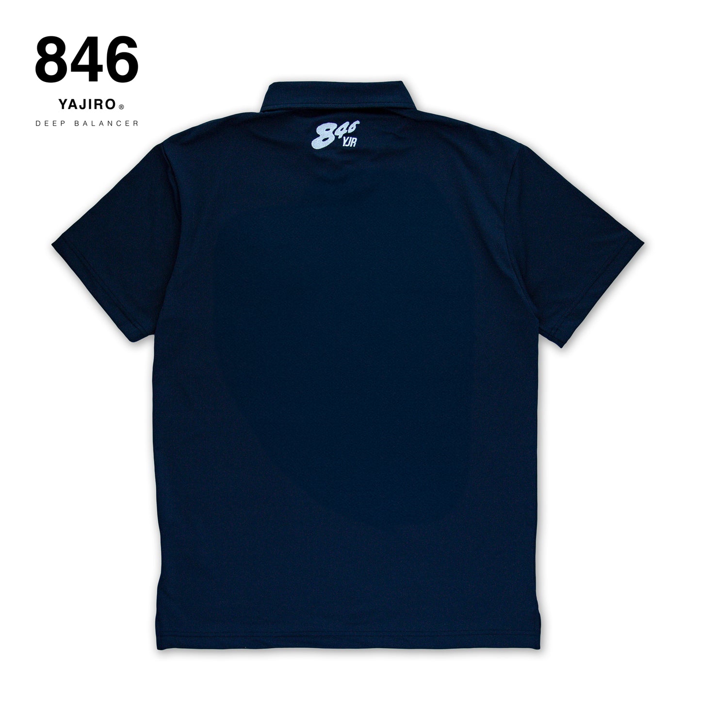 846YAJIRO GOLF Polo shirt NAVY (Unisex)