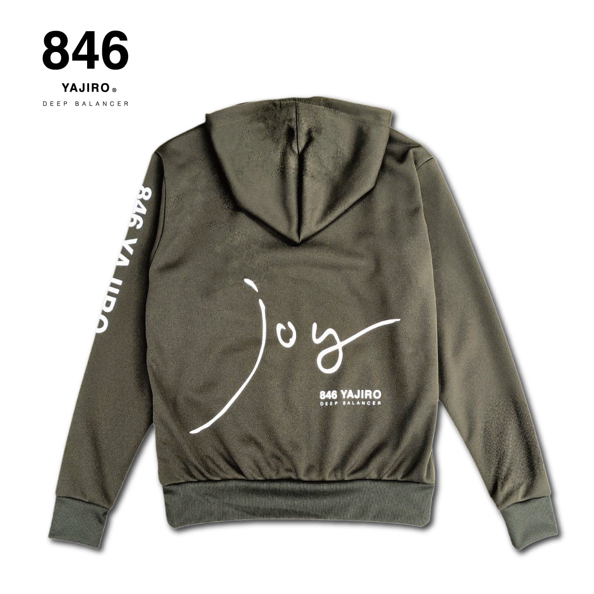 Dry Parka JOY Back Print KHAKI (Unisex)