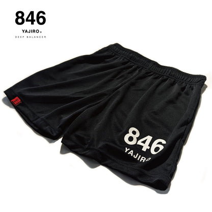 846YAJIRO New Training Half pants Black (Unisex)