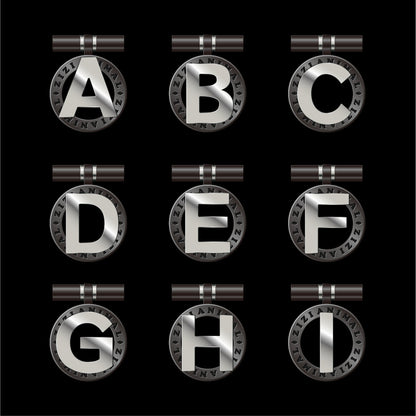 【2026年 福袋】ZIZI Necklace SILVER (シルバー)《イニシャル A～I》