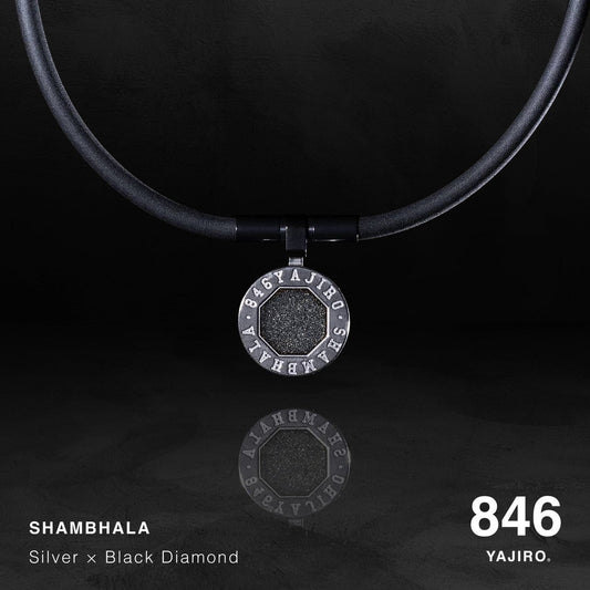 〔スポーツネックレス〕 NEW SHAMBHALA Necklace 【Silver×Black Diamond】