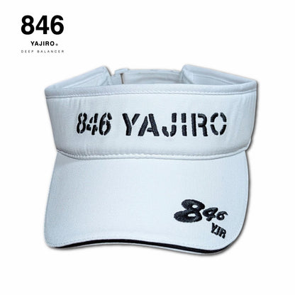 846YAJIRO Sun visor WHITE(Unisex)