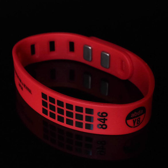 NEW Plasma silicon Bracelet Red – 846YAJIROオンラインショップ NEW Plasma silicon Bracelet Red – 846YAJIROオンラインショップ