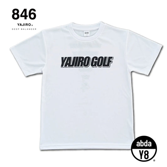 YAJIRO GOLF Training T-shirt back print White (Unisex)