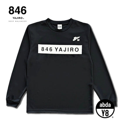 BOX LOGO Long T-shirt【FLASH LOGO】 BLACK(Unisex)