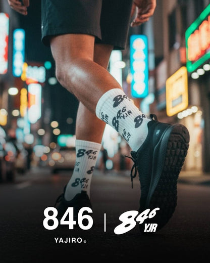 846YAJIRO Casual Socks 【FLASH LOGO】