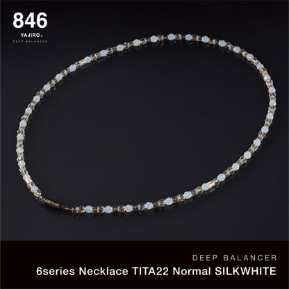 〔スポーツネックレス〕６シリーズ ネックレス TITA22 Normal【SILK WHITE】