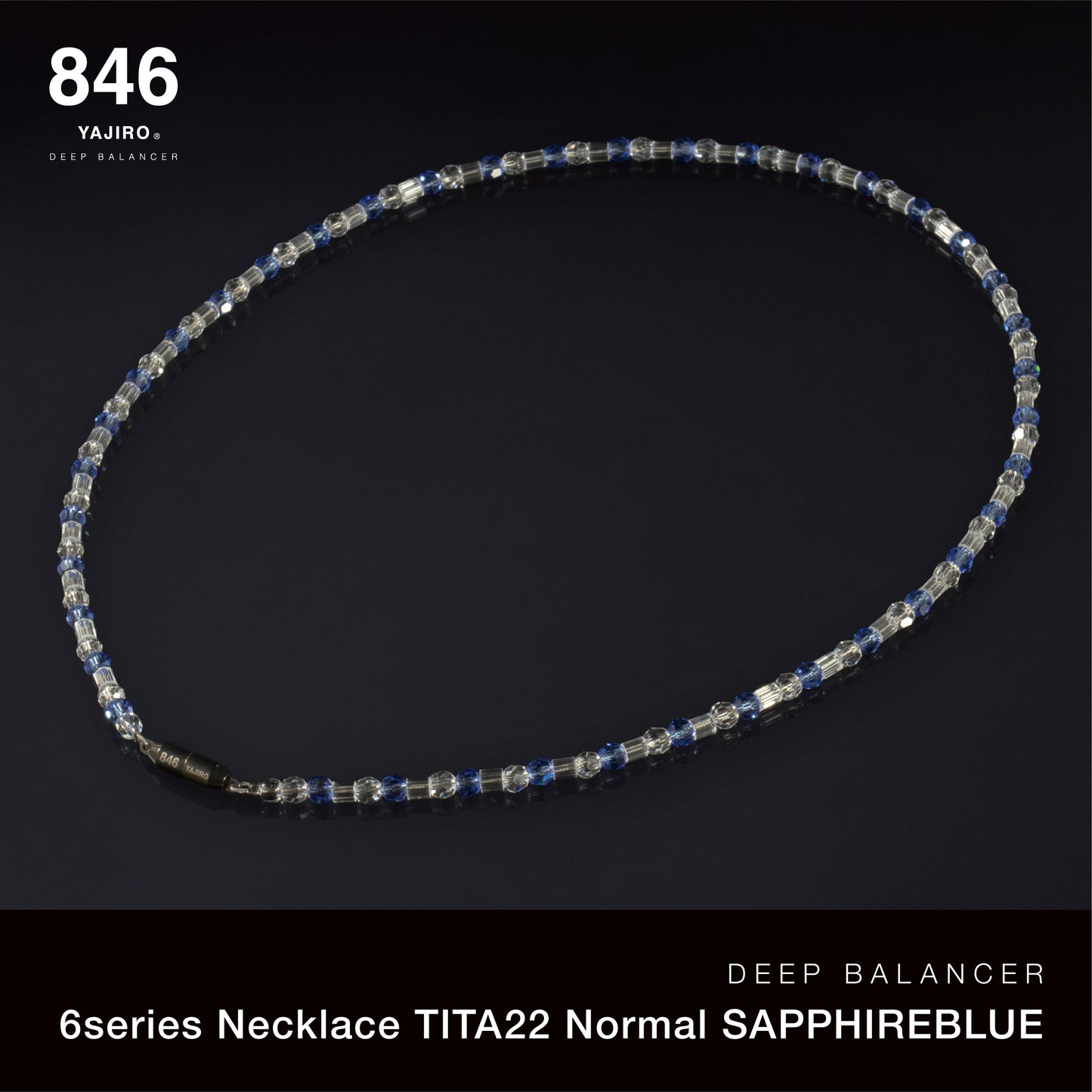 [Sports Necklace] 6 Series Necklace TITA22 Normal [SAPPHIRE BLUE] 