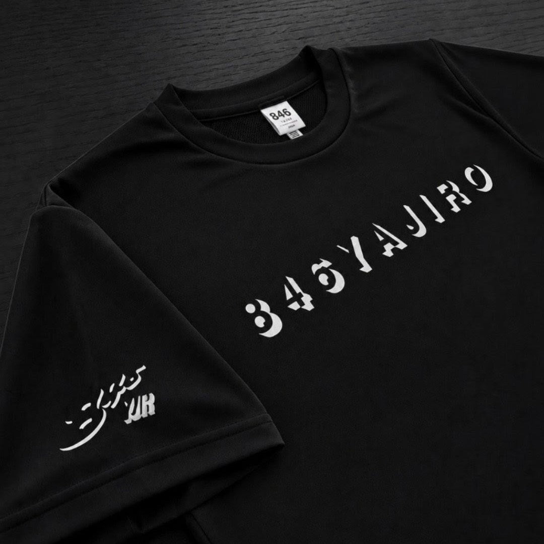 joy Series T-shirt back print 〔shadow〕 Black（Unisex