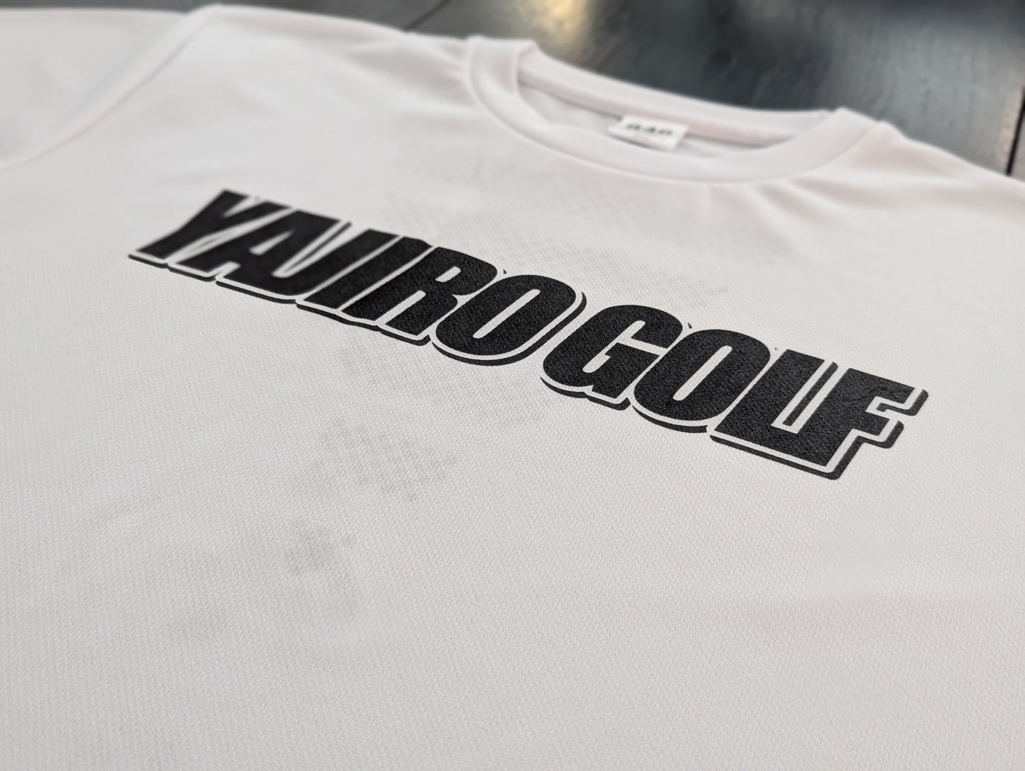 YAJIRO GOLF Training T-shirt back print White (Unisex)