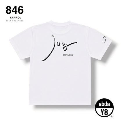 joy Series T-shirt back print Black×Yellow (Unisex)