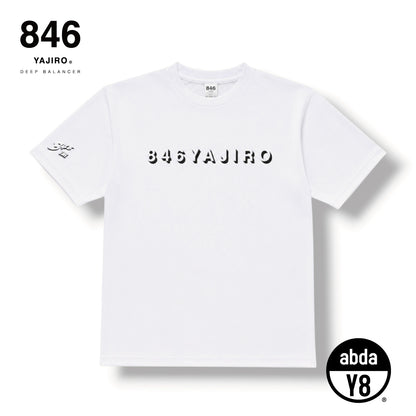 joy Series T-shirt back print Black×Yellow (Unisex)