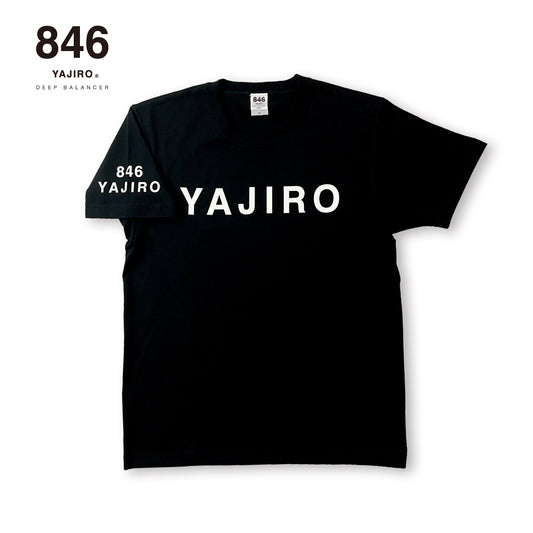 846YAJIRO Cotton T-shirt HeavyModel【Black】(Unisex)