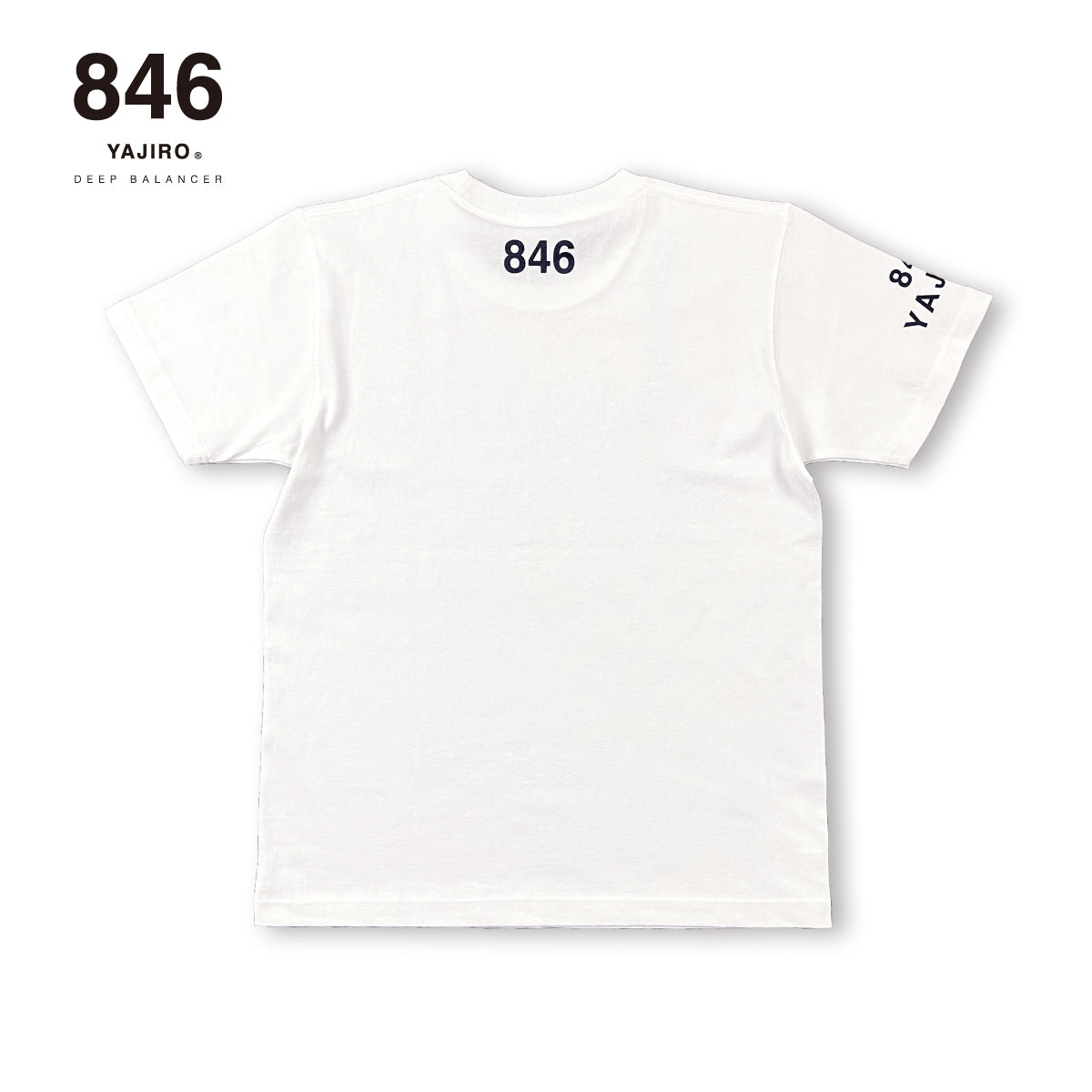 846YAJIRO Cotton T-shirt HeavyModel【White】(Unisex)