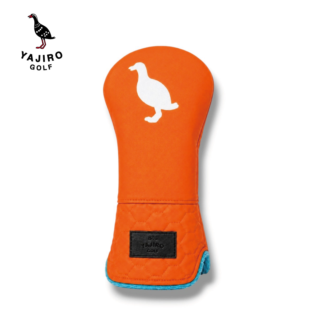 846YAJIRO GOLF Head Cover H-Orange ドライバー用