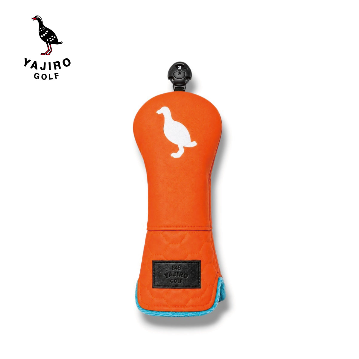 846YAJIRO GOLF Head Cover H-Orange ユーティリティ用