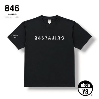 joy Series T-shirt back print Black×Yellow (Unisex)