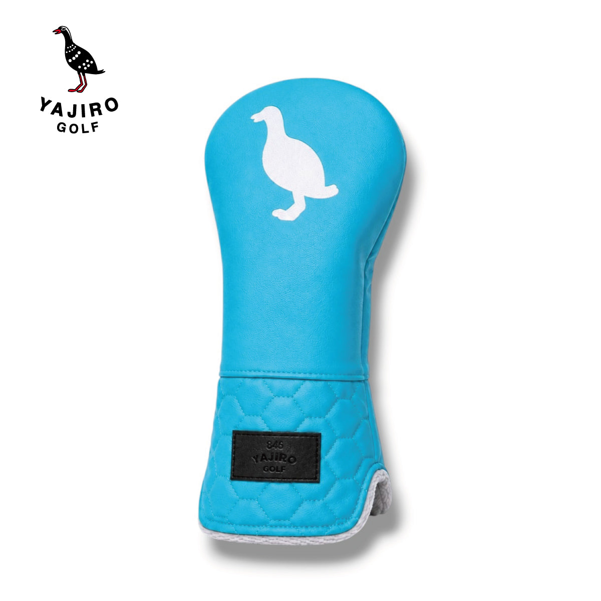 846YAJIRO GOLF Head Cover T-Blue ドライバー用