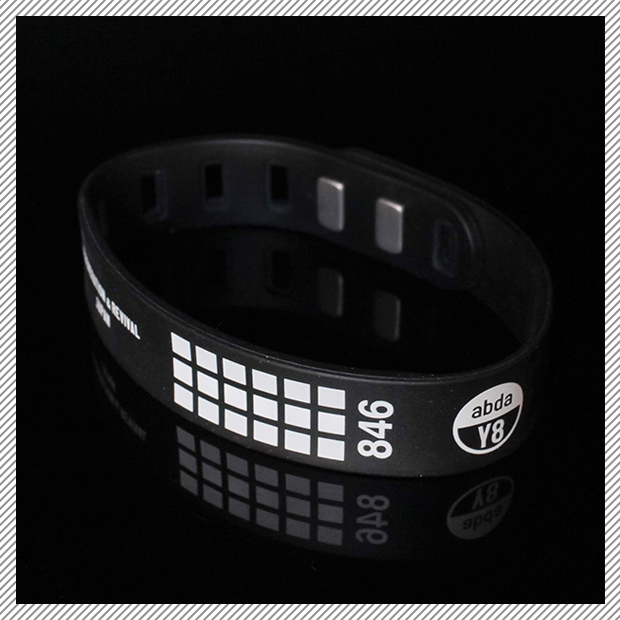 846YAJIROオンラインショップ / NEW Plasma silicon Bracelet Black